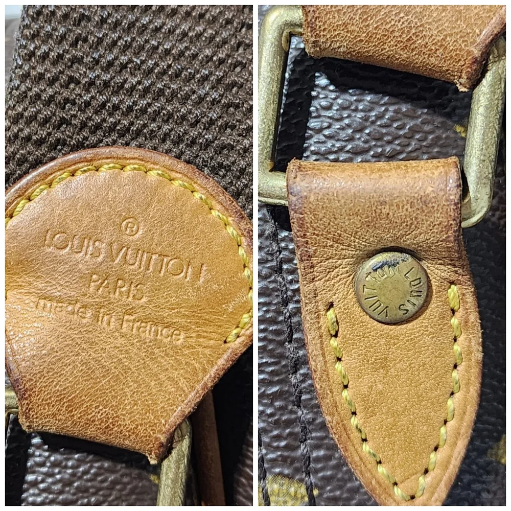 Louis Vuitton Reporter Shoulder Bag Brown/Beige